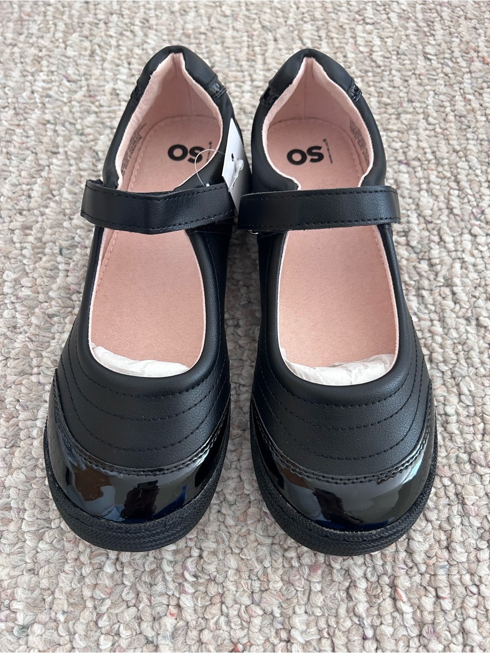 NWT SO Black Girls' Mary Jane Dress Shoes size 4 med